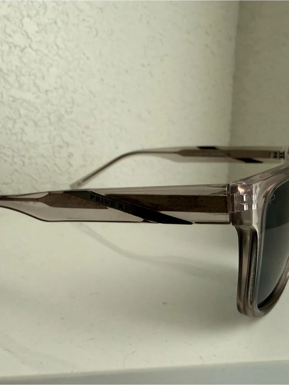Privé Revaux Men’s Polarized Sunglasses - Smoke Frame with Black Lenses